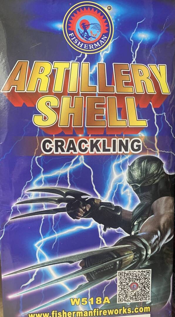 6 Artillery Shells Cracking 