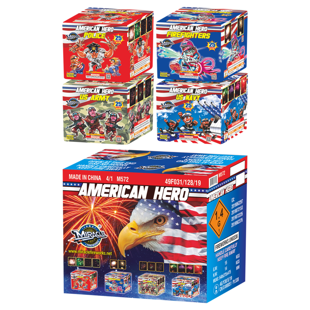 500 gr. Asst. American Hero