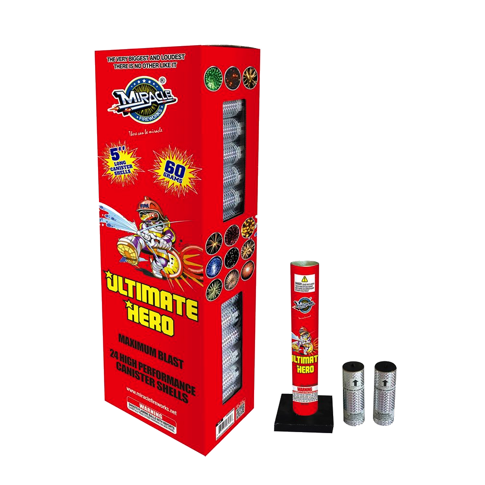 Ultimate Hero 5" Long Canister Shells